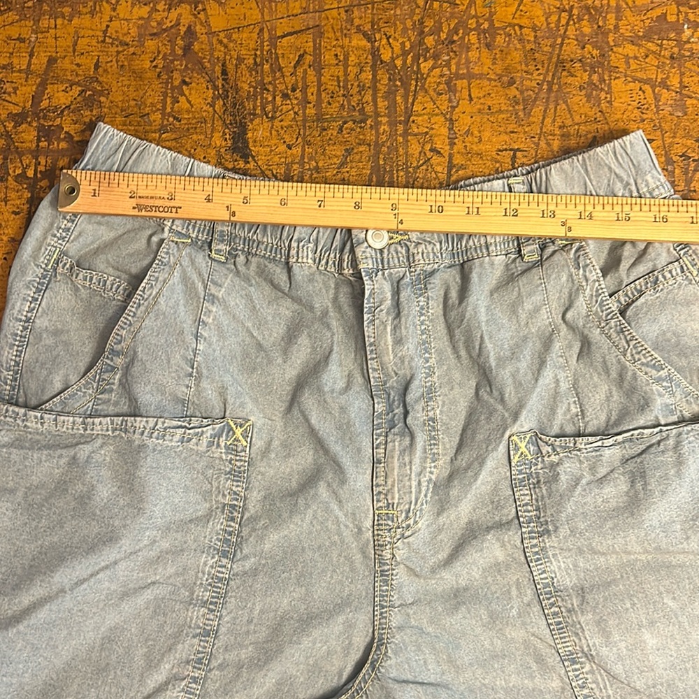 Free People We The Free Shibuya Pull-on Wide-leg Jeans M